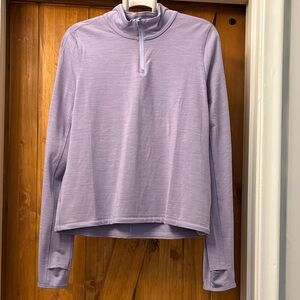 All birds Natural Run Mid Layer Quarter-Zip Pullover Purple Hush. Medium NWT